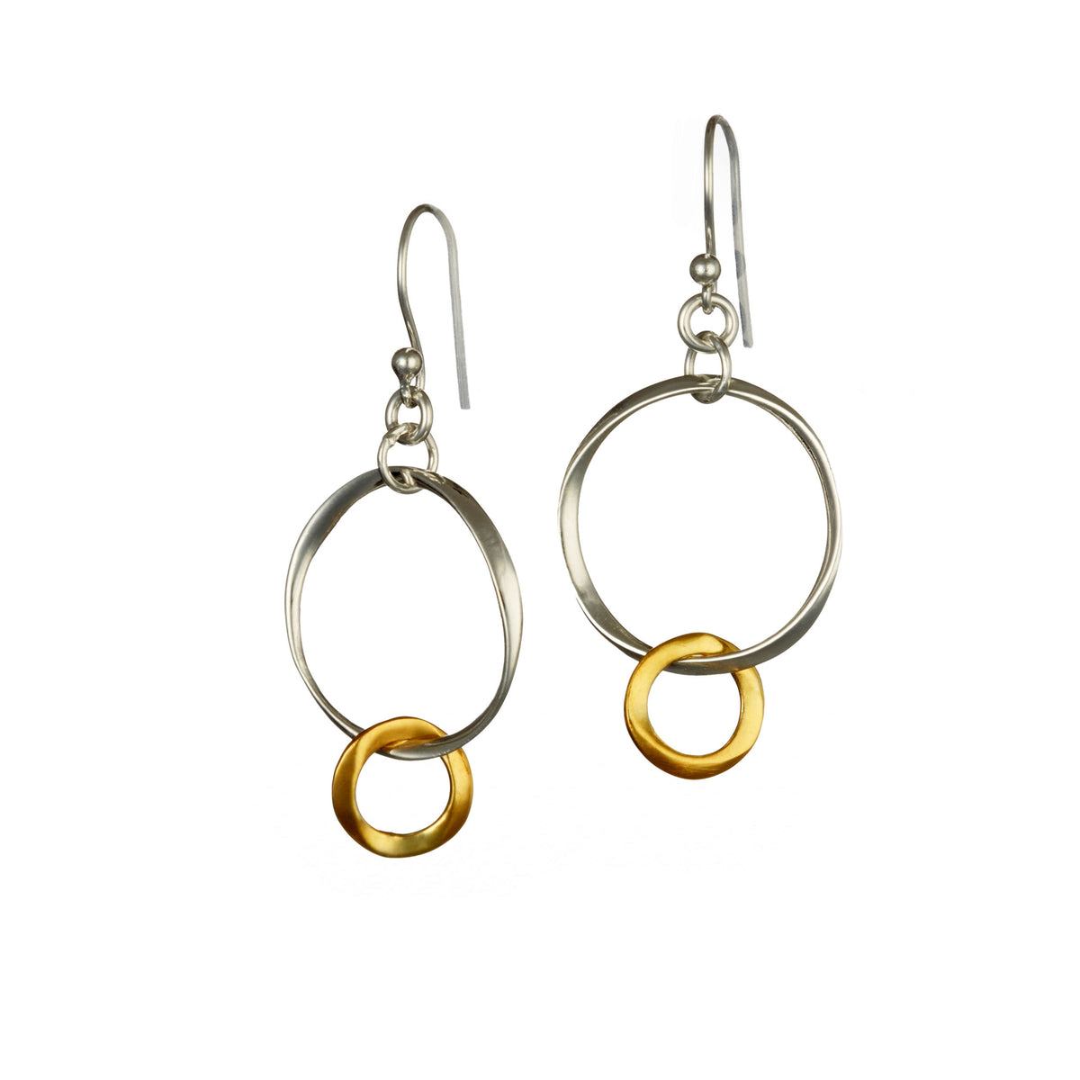 Earring Two Tone Flow main image 1