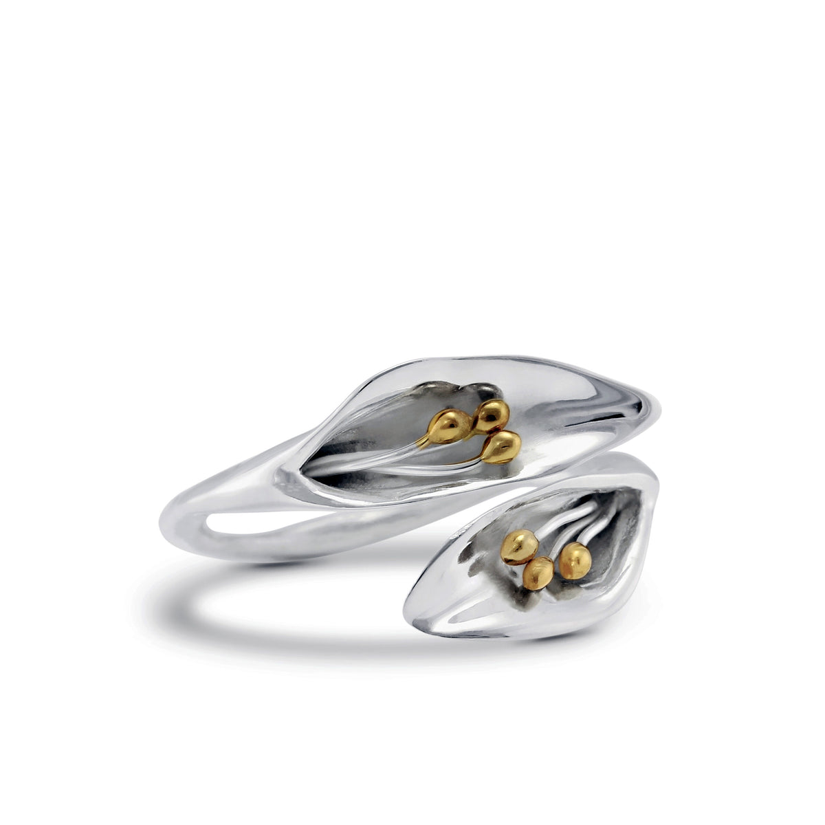 92.5 Sterling Silver Lilly Ring