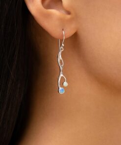 Gems & Opal Earrings