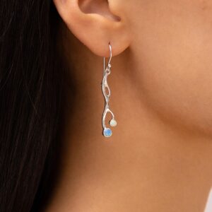 Gems & Opal Earrings